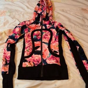 Lululemon floral scuba hoodie